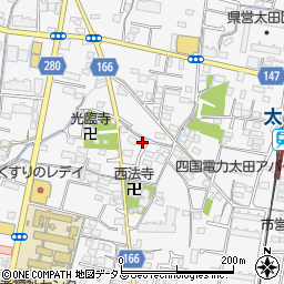 香川県高松市太田上町563-5周辺の地図