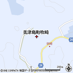 長崎県対馬市美津島町吹崎160周辺の地図