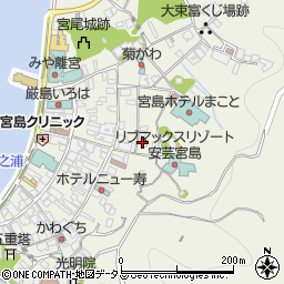 広島県廿日市市宮島町608周辺の地図