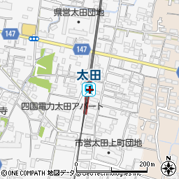 香川県高松市太田上町705周辺の地図