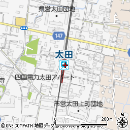香川県高松市太田上町705-4周辺の地図