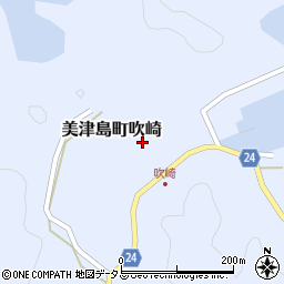 長崎県対馬市美津島町吹崎168周辺の地図