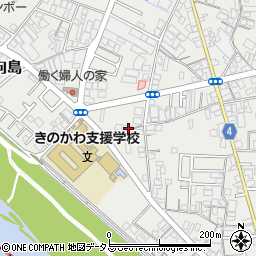 和歌山県橋本市高野口町向島52周辺の地図