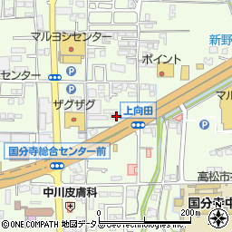 香川県高松市国分寺町新居1391-3周辺の地図