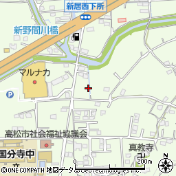 香川県高松市国分寺町新居1018周辺の地図
