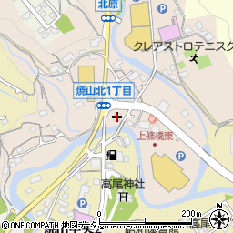 もみじ銀行焼山支店周辺の地図