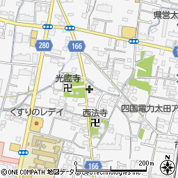 香川県高松市太田上町561-5周辺の地図