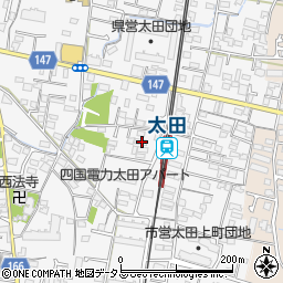 香川県高松市太田上町741周辺の地図