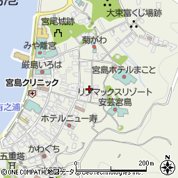 宮島民芸工房周辺の地図