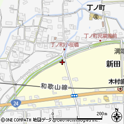 和歌山県伊都郡かつらぎ町新田27周辺の地図