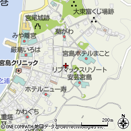広島県廿日市市宮島町662周辺の地図