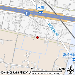 香川県高松市下田井町142-1周辺の地図