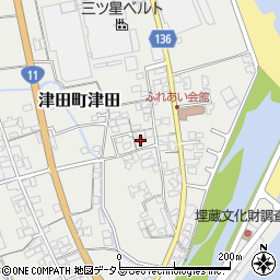 香川県さぬき市津田町津田2571-165周辺の地図