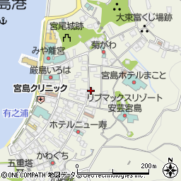 広島県廿日市市宮島町554周辺の地図