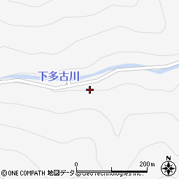 奈良県吉野郡川上村下多古303周辺の地図