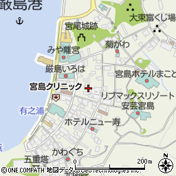 広島県廿日市市宮島町551-2周辺の地図