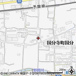 香川県高松市国分寺町国分879-3周辺の地図