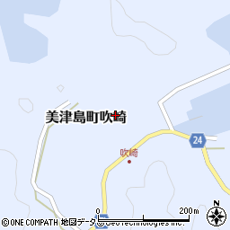 長崎県対馬市美津島町吹崎185周辺の地図