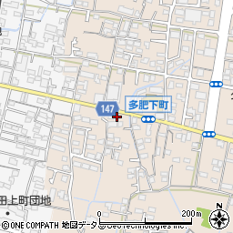 香川県高松市多肥下町21周辺の地図
