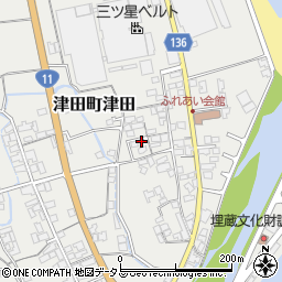 香川県さぬき市津田町津田2571-5周辺の地図