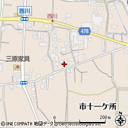 兵庫県南あわじ市榎列西川171周辺の地図