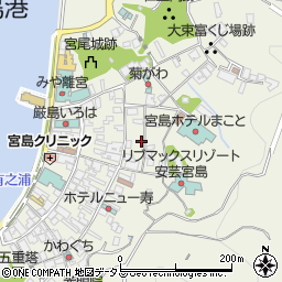 広島県廿日市市宮島町556-5周辺の地図