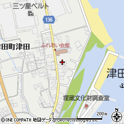 香川県さぬき市津田町津田2571-187周辺の地図