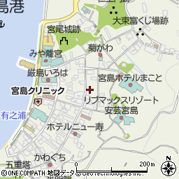 広島県廿日市市宮島町556周辺の地図