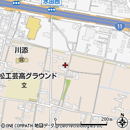 香川県高松市下田井町33-2周辺の地図