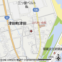 香川県さぬき市津田町津田2571-27周辺の地図