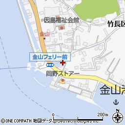 広島県尾道市因島田熊町竹長区4497-2周辺の地図