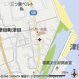 香川県さぬき市津田町津田2571-186周辺の地図