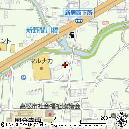 香川県高松市国分寺町新居1068周辺の地図