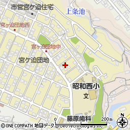 黒神アパート周辺の地図