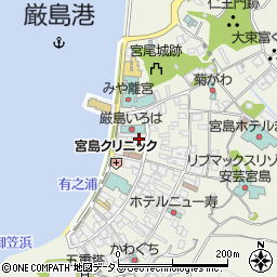 広島県廿日市市宮島町589周辺の地図