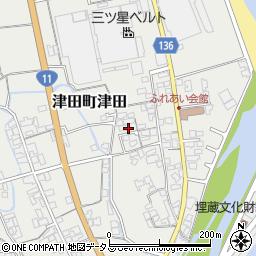 香川県さぬき市津田町津田2571-191周辺の地図