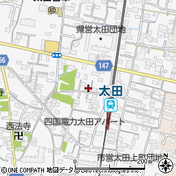 香川県高松市太田上町747-3周辺の地図