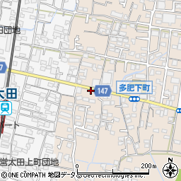 香川県高松市太田下町1386周辺の地図