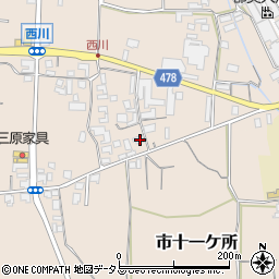 兵庫県南あわじ市榎列西川169周辺の地図