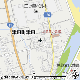 香川県さぬき市津田町津田2571-96周辺の地図