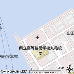 香川県丸亀市港町周辺の地図