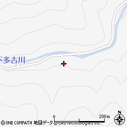 奈良県吉野郡川上村下多古672周辺の地図