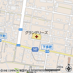 マルヨシセンター　グランデリーズ太田店周辺の地図