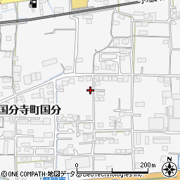 香川県高松市国分寺町国分497-2周辺の地図