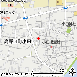 和歌山県橋本市高野口町小田360周辺の地図
