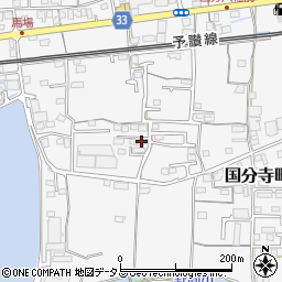 香川県高松市国分寺町国分886-4周辺の地図