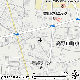 和歌山県橋本市高野口町小田619周辺の地図