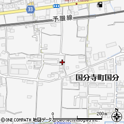 香川県高松市国分寺町国分874-15周辺の地図