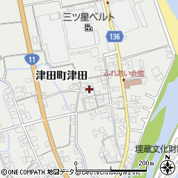 香川県さぬき市津田町津田2571周辺の地図