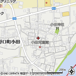 和歌山県橋本市高野口町小田245周辺の地図